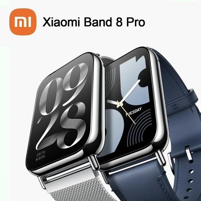Xiaomi Band 8 Pro 1.74&#039;&#039; AMOLED Curved Screen GPS Oxygen Monitor 14Day Battery Smart Band 8 Pro NFC CN Version